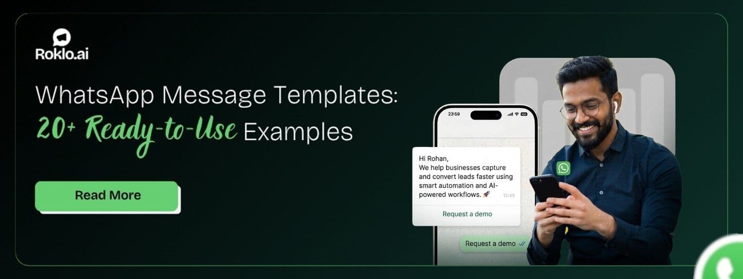 20+ WhatsApp Message Templates for Business (Free & Ready to Use)