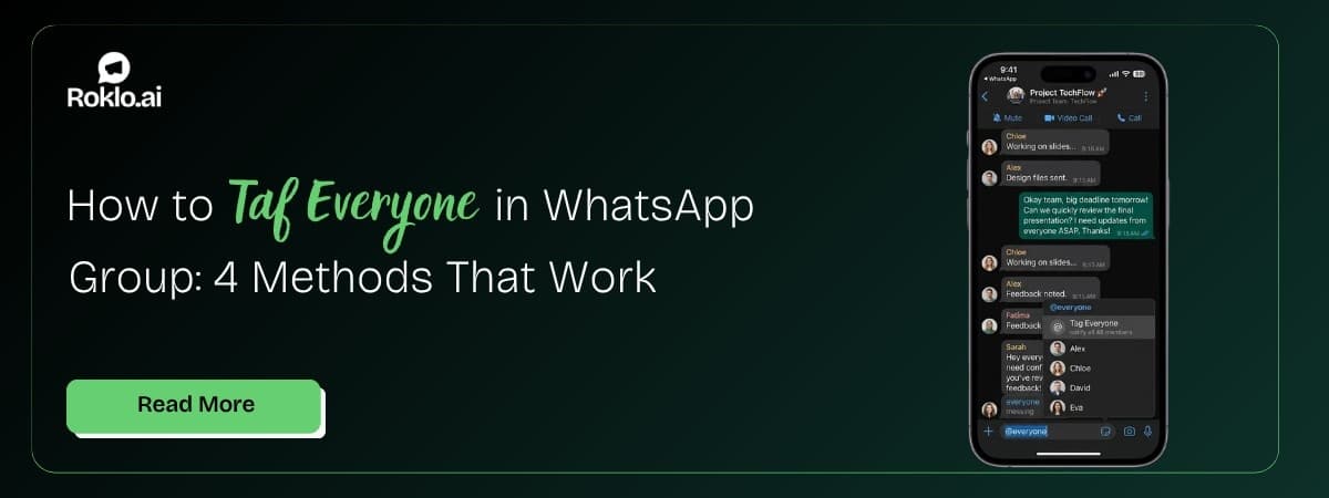 How to Tag Everyone in WhatsApp Group: 4 Methods That Work